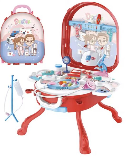 Staliukas, kuprinė, gydytojo rinkinys